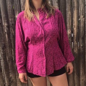 Genesis Pink Patterned Top